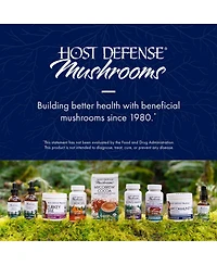 Host Defense Mesima Capsules - Herbal Antioxidant Activity & Immune System Support Supplement