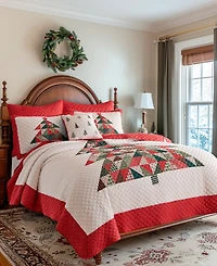 Levtex Patchwork Pine Stitching 2-Pc. Quilt Set, Twin/Twin Xl