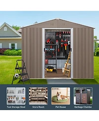 Sturdy Eco-Smart Shed with Vent Vents & Padlock Security