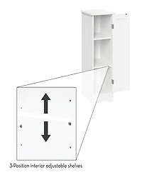 Ashland Slim Single Door Cabinet