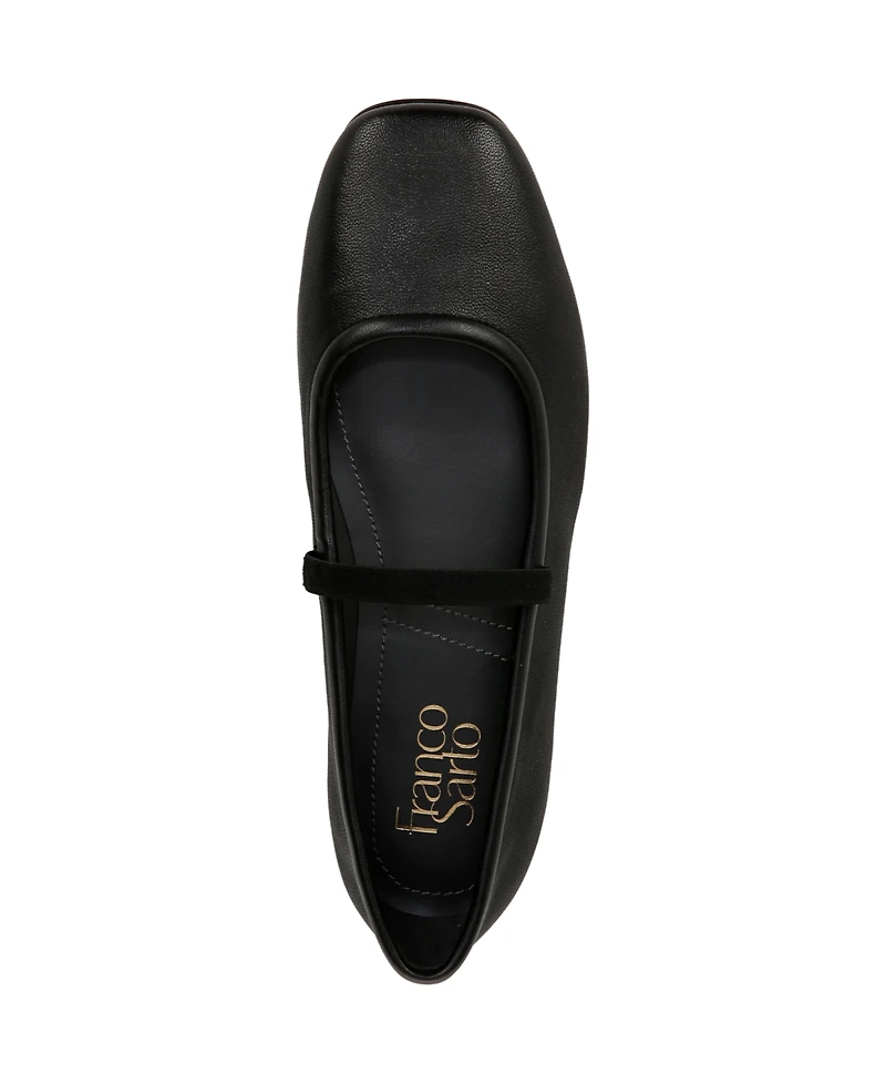 Franco Sarto Women's Eileen Square Toe Mary Jane Flats
