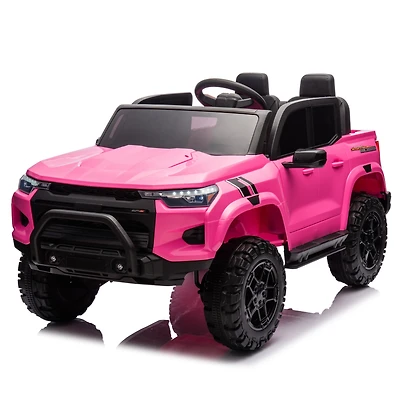 Streamdale Furniture 24V10A Two-seater Kids Ride On Electric Pickup, kids ride on toy W/parents remote control,4WD 800W motors, Two Safety belts, High