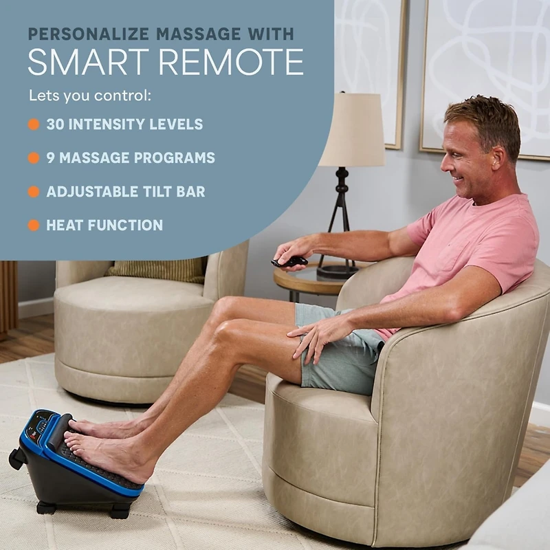 LifePro Foot Massager for Neuropathy - Heated Calf & Foot Therapy, Blood Revitalization