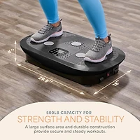 LifePro Rumblex Plus 4D Vibration Plate – Triple Motor, 3D/4D Motion for Weight Loss & Toning