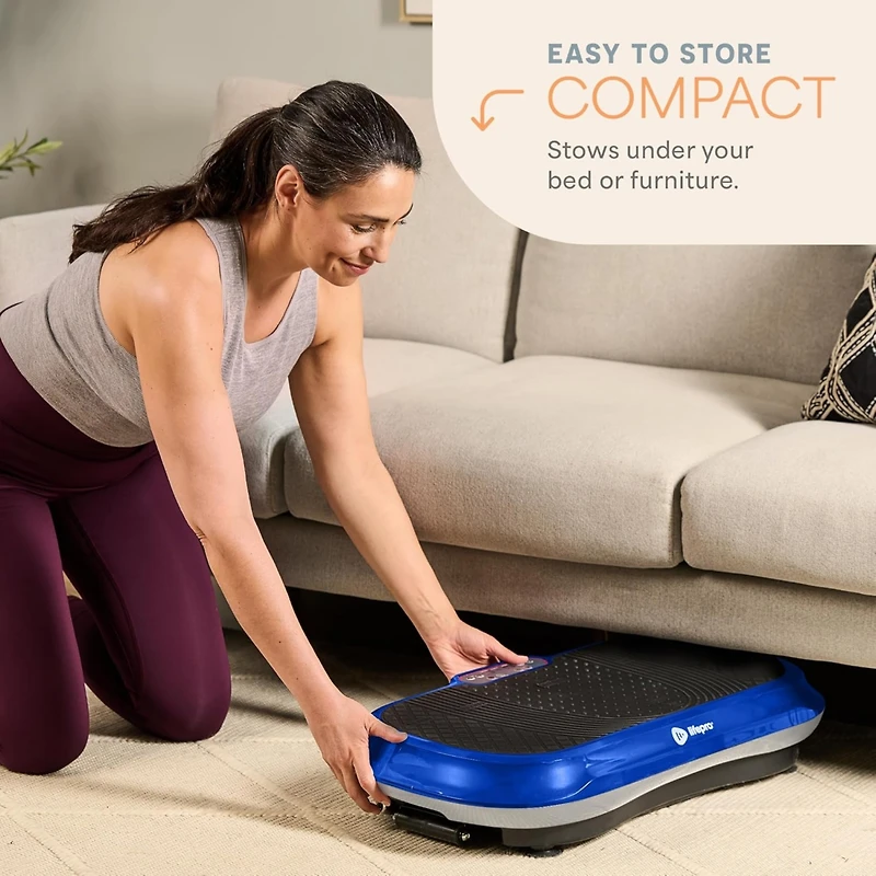 LifePro Waver Vibration Plate - Full Body Fitness Platform with Loop Bands for Weight Loss & Toning