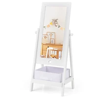 Kids Freestanding Full Length Dressing Floor Mirror