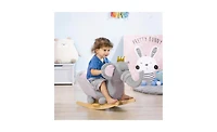 Slickblue Baby Rocking Horse for Ages 1.5 to 3 Years Safe and Fun Indoor Ride-On Toy