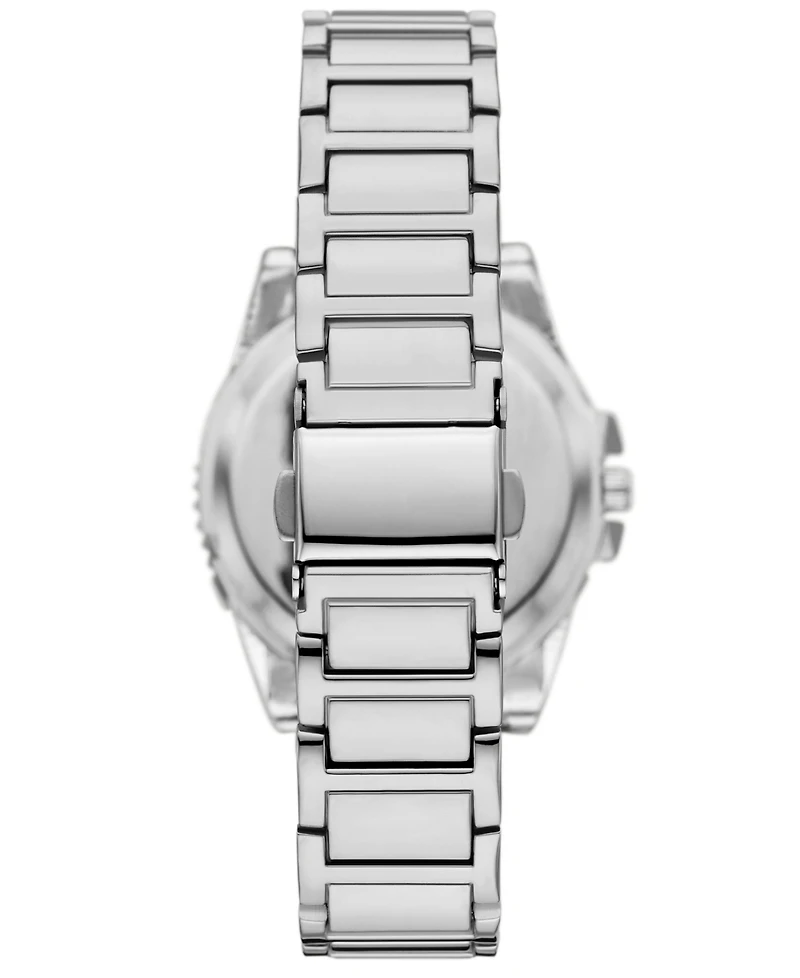 Folio Women's Three Hand Silver-tone Alloy Watch, 35mm