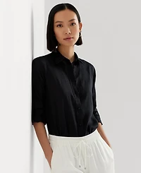 Lauren Ralph 100% Linen Shirt