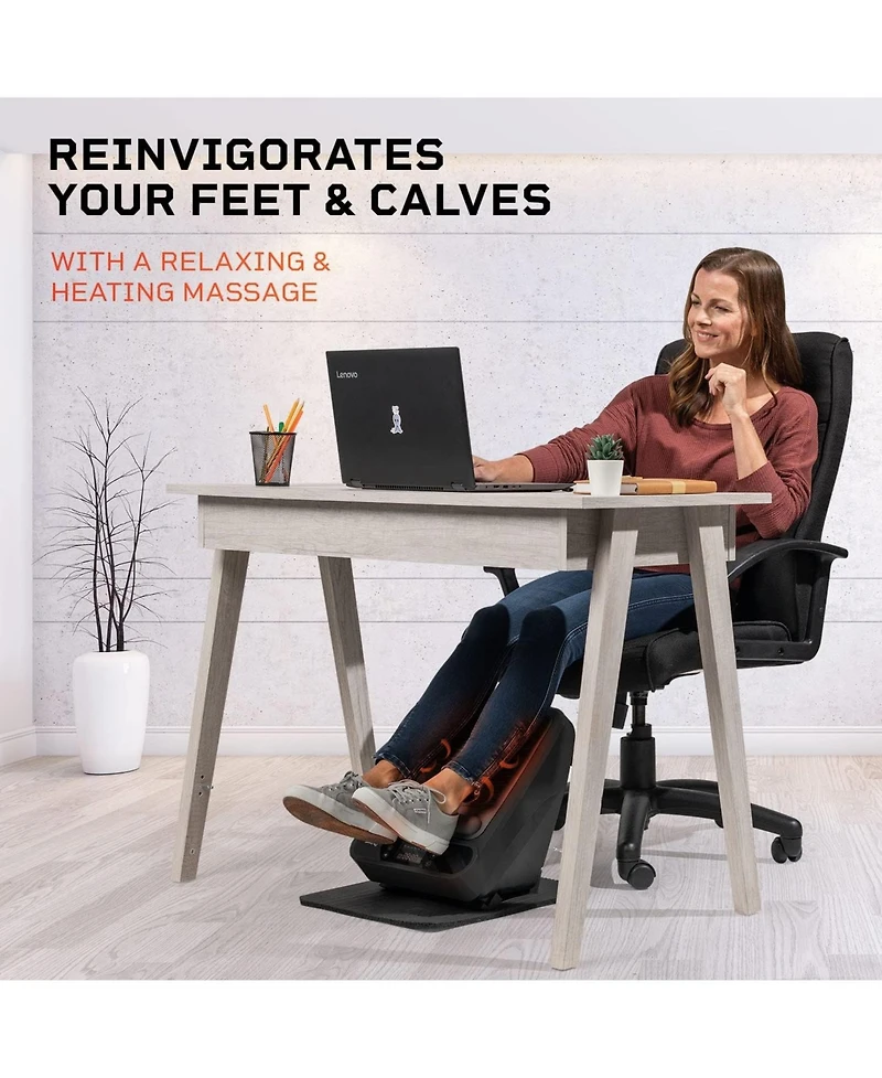 LifePro Foot Massager with Heat for Neuropathy Relief - Soothing Calf & Foot Therapy