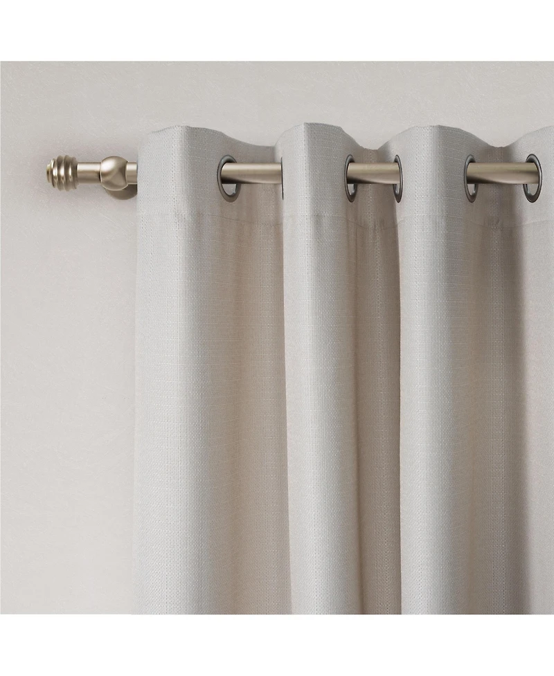 Textured Blackout Grommet Curtains Pair(2 panels