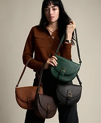 Fossil Everleigh Leather Small Flap Crossbody Bag