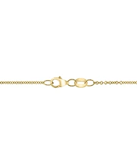 Effy London Blue Topaz (2-1/3 ct. t.w.) & Diamond Accent Flower 18" Pendant Necklace in 14k Yellow Gold (Also in Citrine)