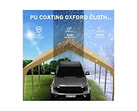 gaomon Carport Canopy 13'x20' Heavy Duty Car Canopy Outdoor Storage Shed Uv Resistant Waterproof Portable Garage for Car, Party