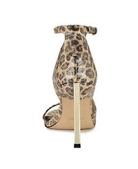 Nine West Women's Shimmy Asymmetrical High Stiletto Sandals
