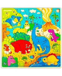Quokka 28 Pieces Wooden Toddlers Puzzles for Ages 3-5 – Animal Toys