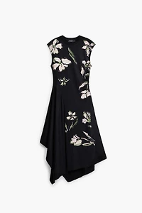 Desigual Women's Asymmetric floral dress
