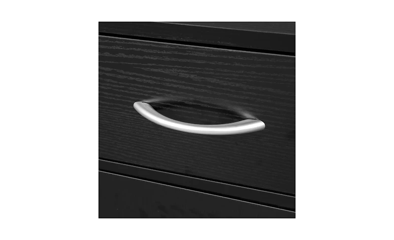 Slickblue Mdf High Cabinet with Triamine Finish – 1 Door, 1 Drawer & 3 Compartments