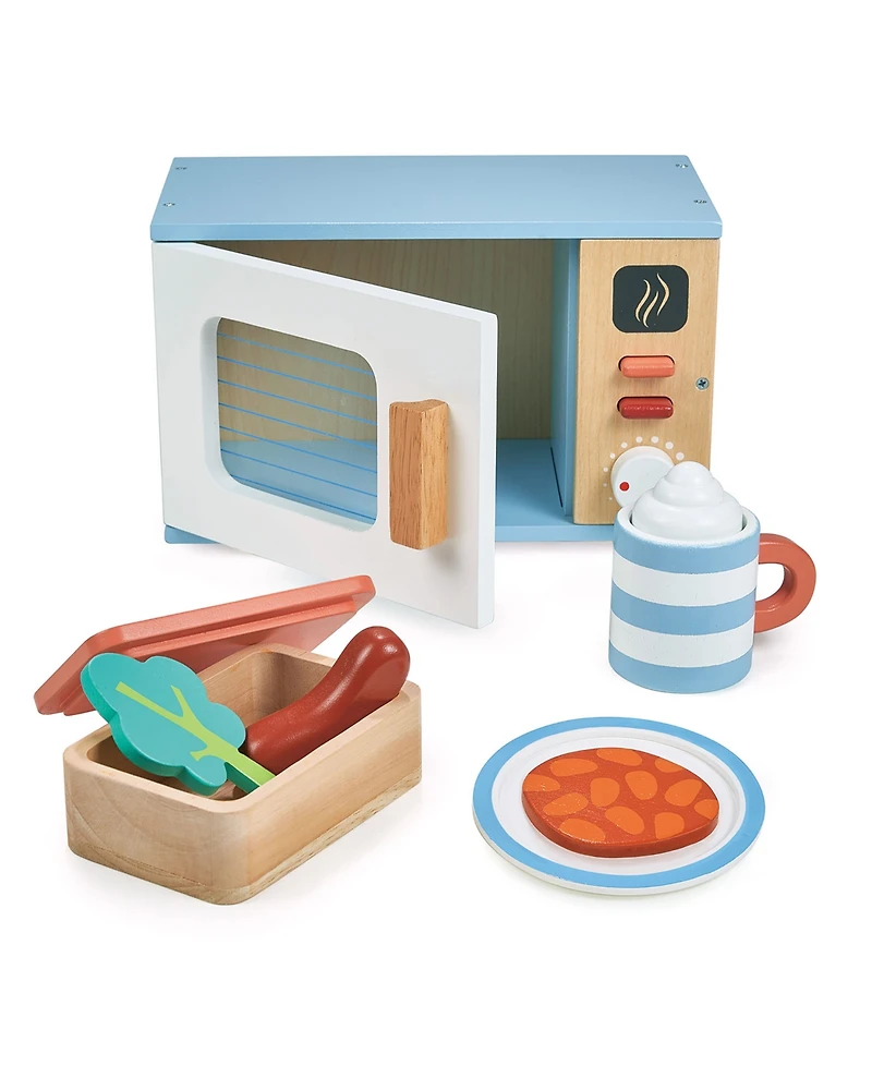 Mentari Toys Premium Wooden Toy Microwave