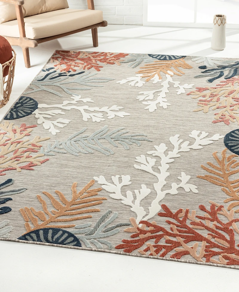 Lr Home Vance-10B 7'9" x 9'9" Outdoor Area Rug