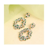 Sohi Women's Wreath Drop Earrings
