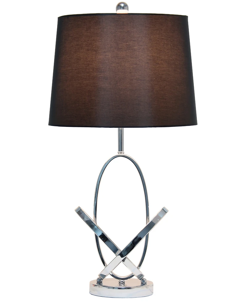 Lalia Home 27.25" Glossy State-of-the-Art Modern Entwined Table Lamp