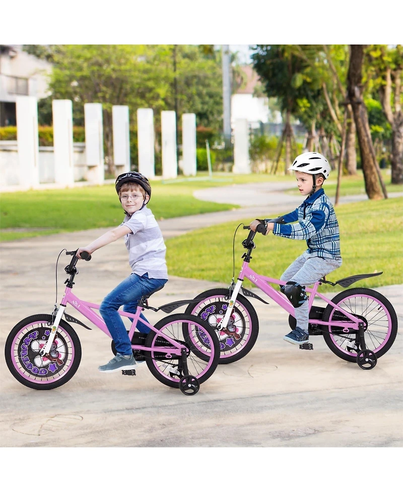 Hongge 16/18 Inch Kids Bike for 4-8 Years Old Sport Bicycle with Adjustable Handlebar and Saddle