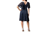 Kiyonna Women's Camille Lace Cocktail Dress