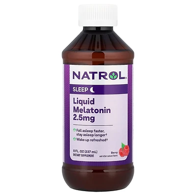 Natrol Liquid Melatonin Berry 2.5 mg