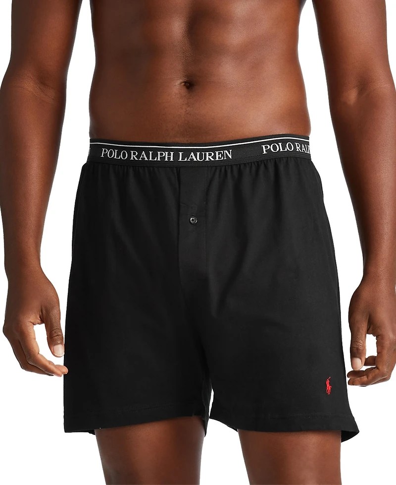 Polo Ralph Lauren Men's 5-Pack Classic-Fit Cotton Knit Boxers