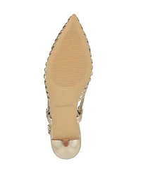 Calvin Klein Women's Movella Kitten Heel Slingback Pumps