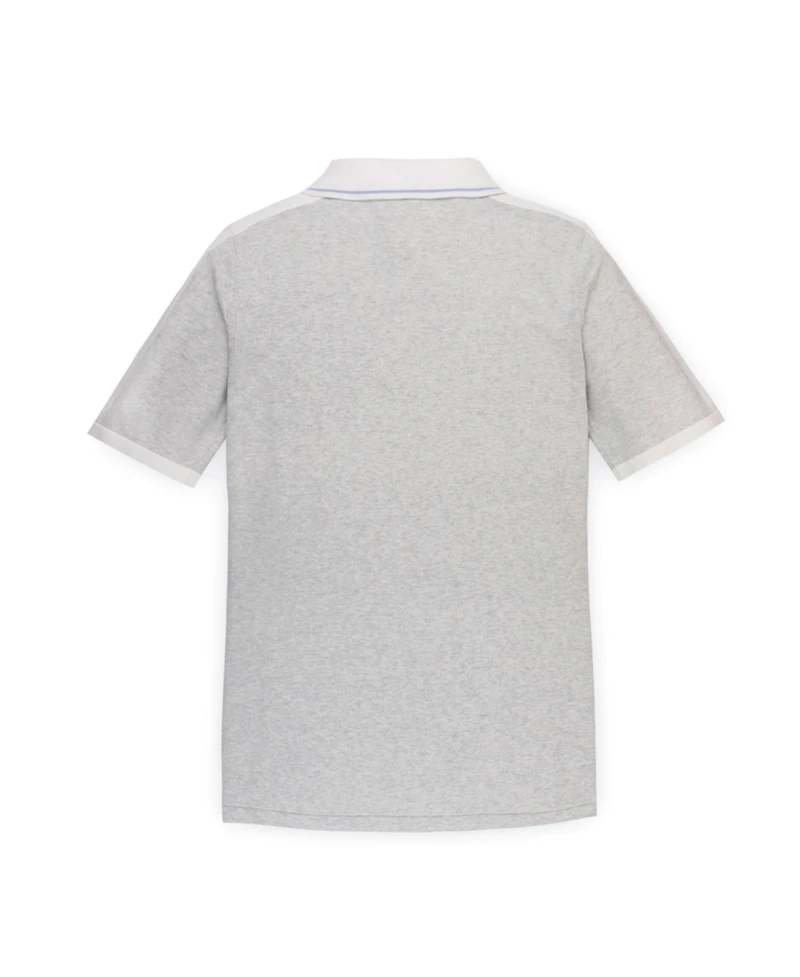 Hope & Henry Men's Short Sleeve Sweater Polo