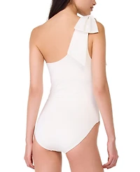 Kate Spade Women's One-Shoulder Bow-Tie Swimsuit