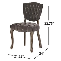 Streamdale Kd Tufted Chair (Wthr)(Set Of 2)