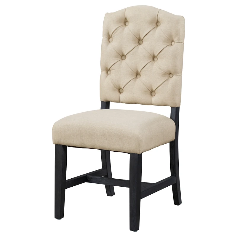 Streamdale Furniture Retro Style Dining Chair Set with 4 Upholstered Chairs for Room and Living (Espresso)