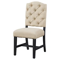 Streamdale Furniture Retro Style Dining Chair Set with 4 Upholstered Chairs for Room and Living (Espresso)