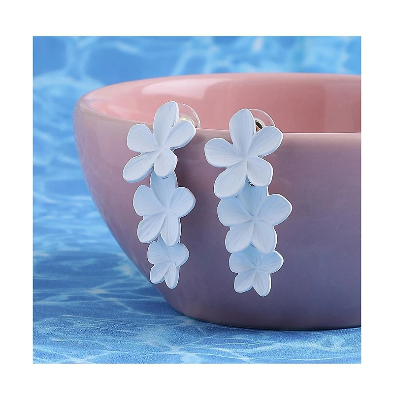 Sohi Women's Botanical Drop Earrings