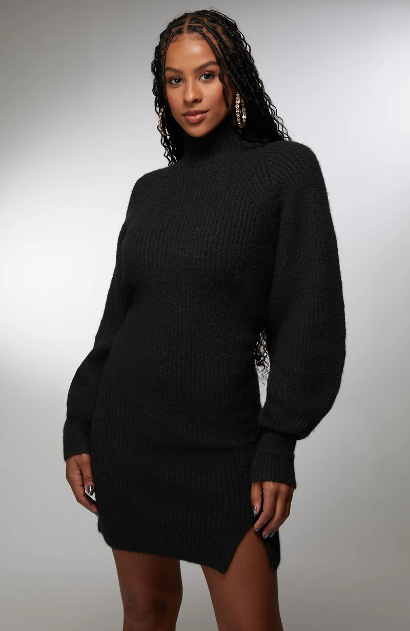 Bebe Women's x Ciara Oversized Sweater Dress