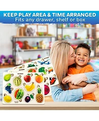 Quokka 3xSET Wooden Puzzles for Toddlers 1-3 – Montessori Toy