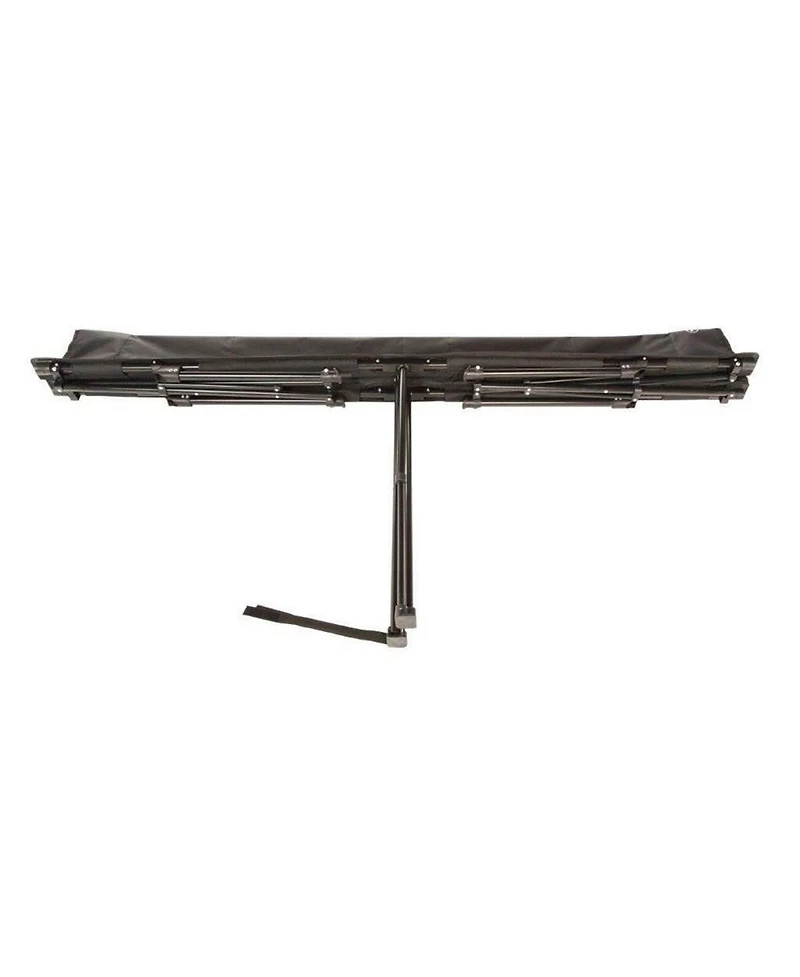 Kamp-Rite Standard Kwik Cot Quick Setup 1 Person Sleeping Bed w/Carry Bag, Black