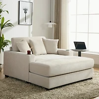 Streamdale 55" Chaise Lounge Sofa with Amenities