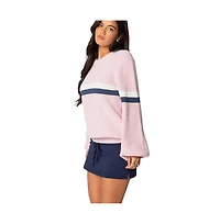 Edikted Women's Nautical Striped Oversized Sweater