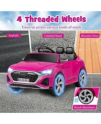 Hongge 12V Kids Ride on Car Licensed Audi SQ8 with Remote Control and 3 Speeds
