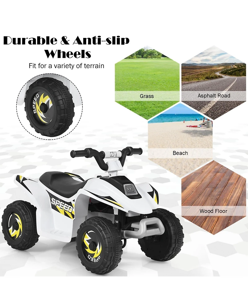 Hongge 6V Kids Electric Atv 4 Wheels Ride-On Toy