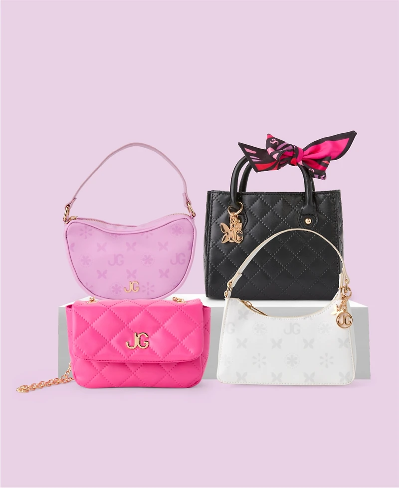 Journey Girls Quilted Handbag with Scarf, Created for Macy's