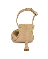 Nine West Women's Deby Embellished Slingback Stiletto Pumps