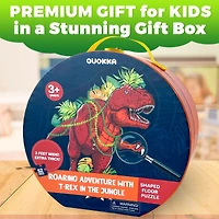 Quokka 2x3 Feet Giant Shaped Glitter Floor Puzzles for Kids Ages 3-5