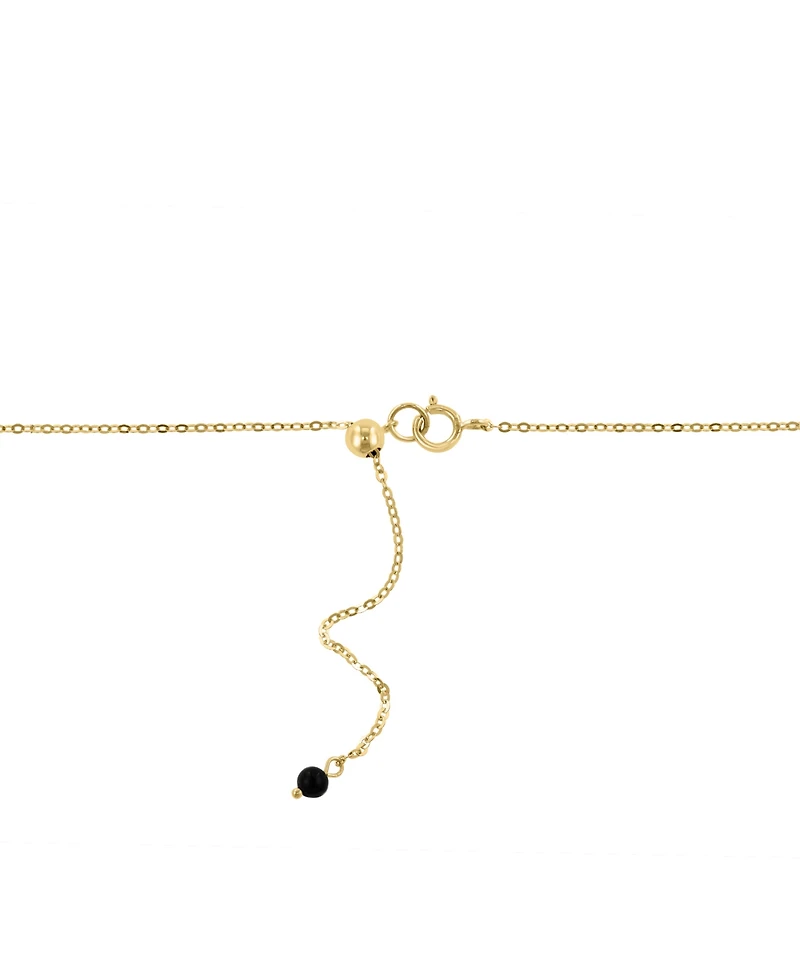 Effy Onyx & Polished Bead Collar Necklace in 14k Gold, 18" +1" extender