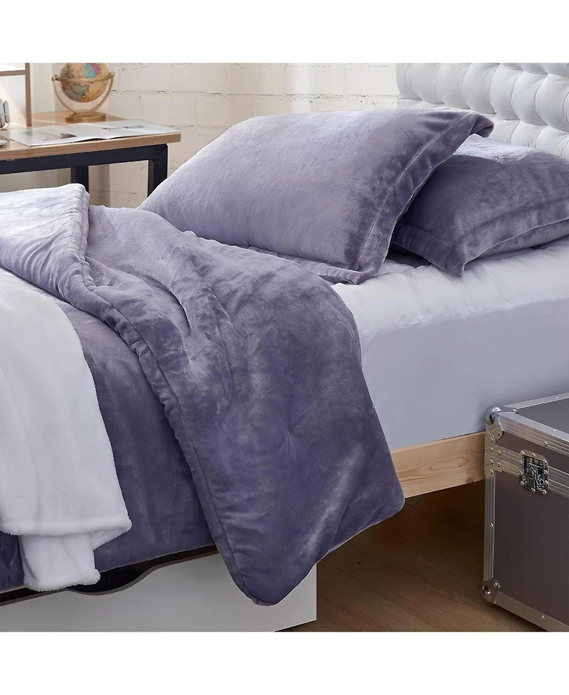 Coma Inducer Oversized Comforter Set - The Original Plush - Lavender Dusk , Queen