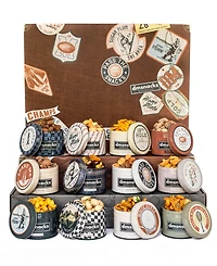 Dm Snacks Vintage-Inspired Nut Blends Gourmet Bar Cart Snack Collection, 12 Piece
